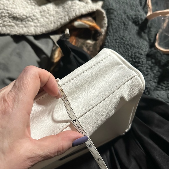 White with blue inside make up or other bag. - Picture 3 of 7